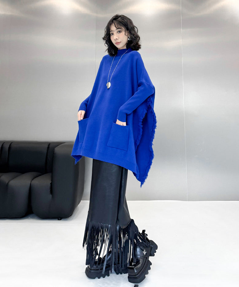 Scarf tie blouse and denim pants series 