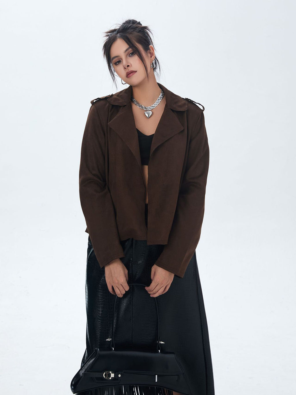 buttonless jacket 