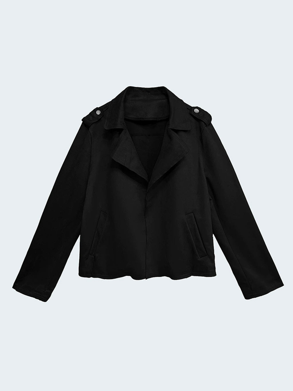 buttonless jacket 