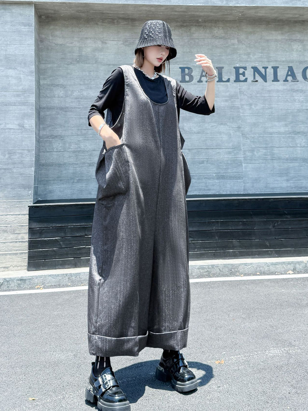 Structured Pocket Jumpsuit 