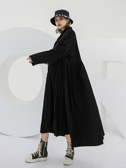 floating sleeve shirt dress