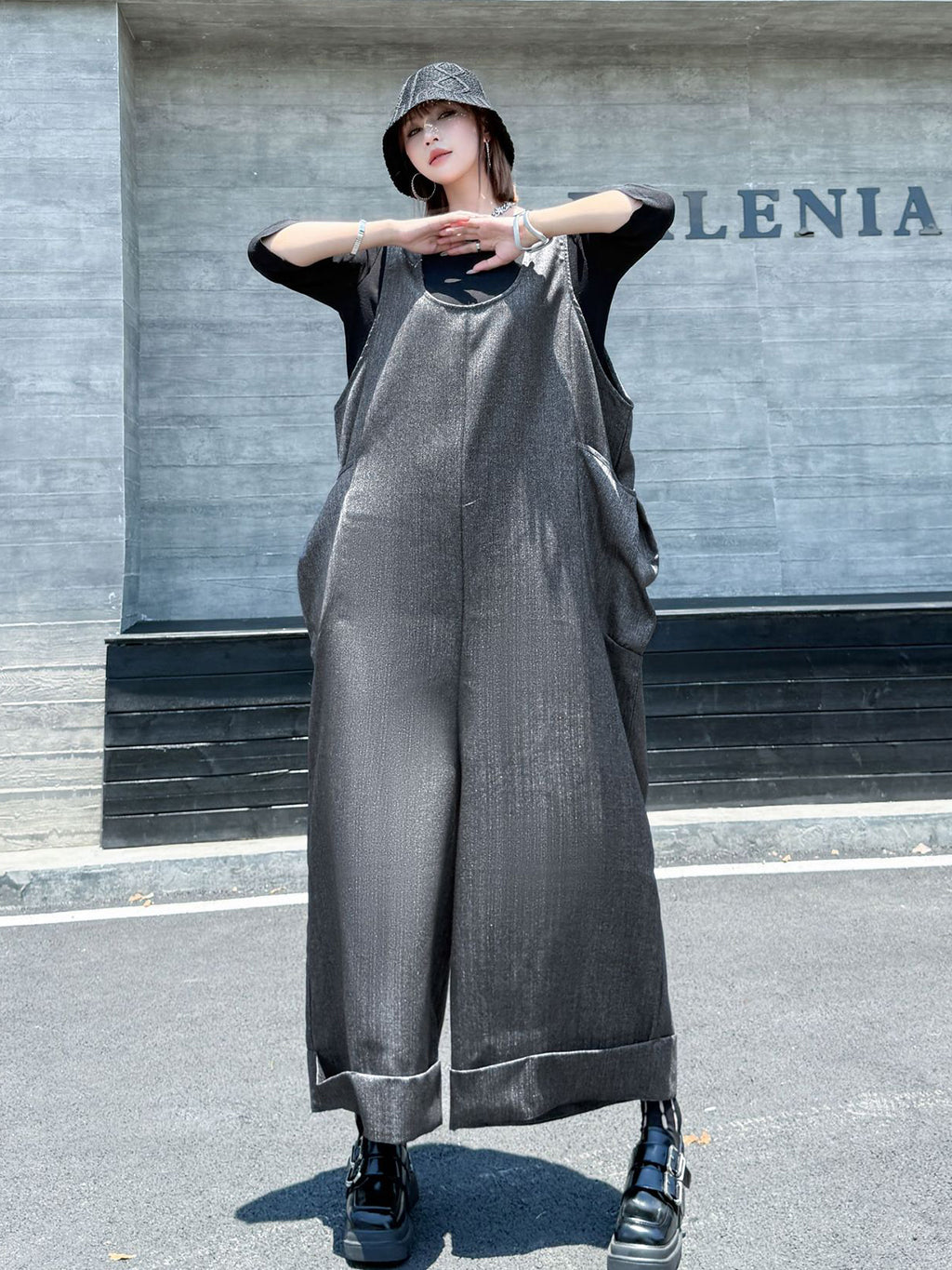 Structured Pocket Jumpsuit 