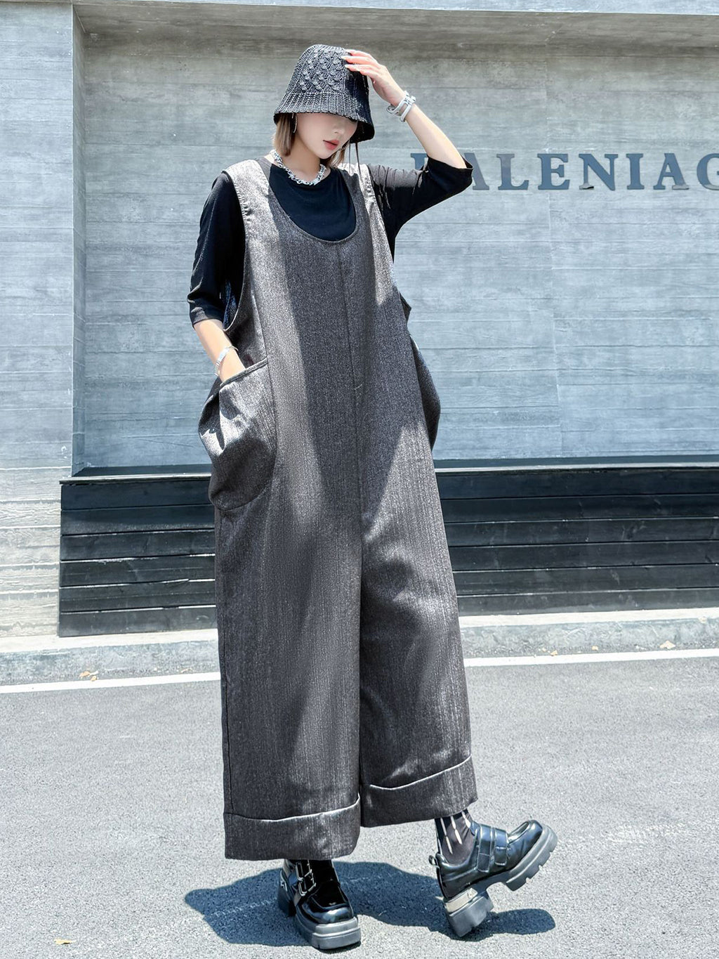 Structured Pocket Jumpsuit 