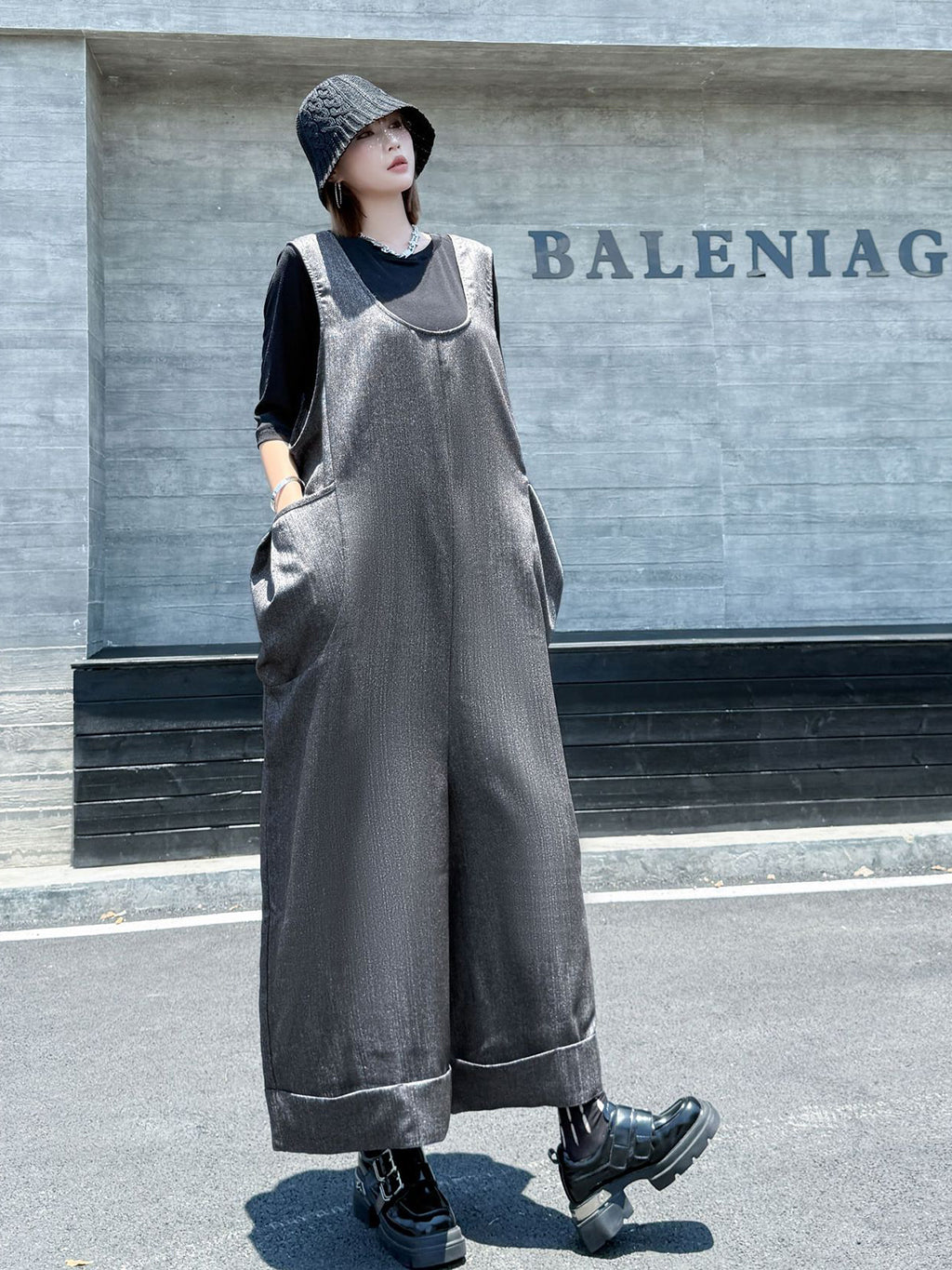 Structured Pocket Jumpsuit 
