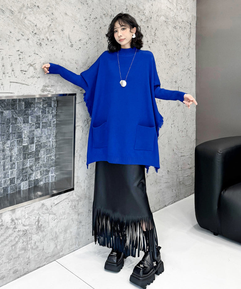Scarf tie blouse and denim pants series 
