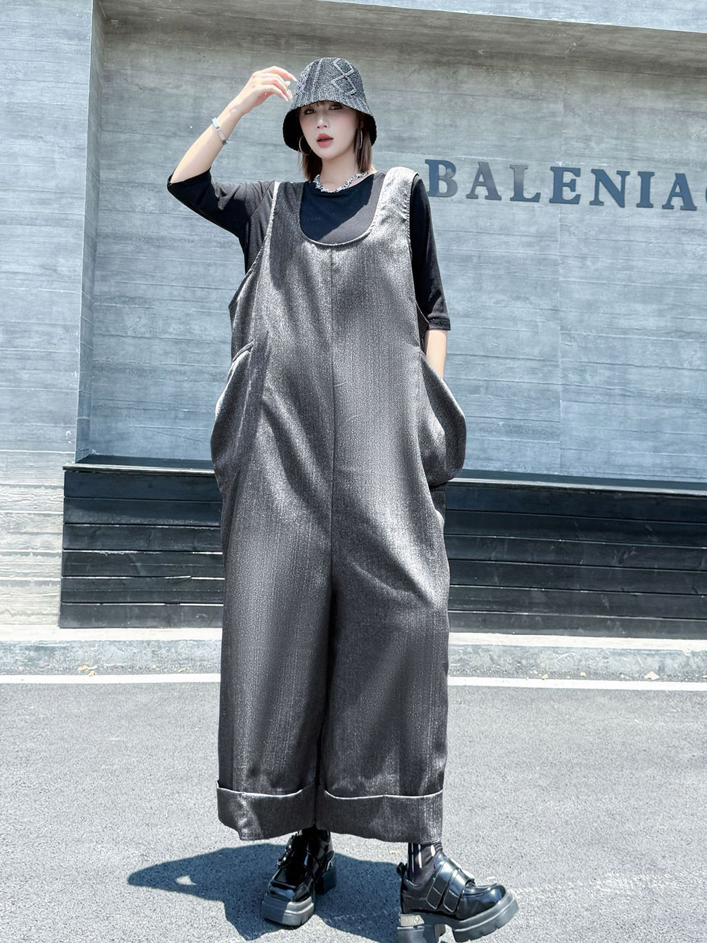 Structured Pocket Jumpsuit 