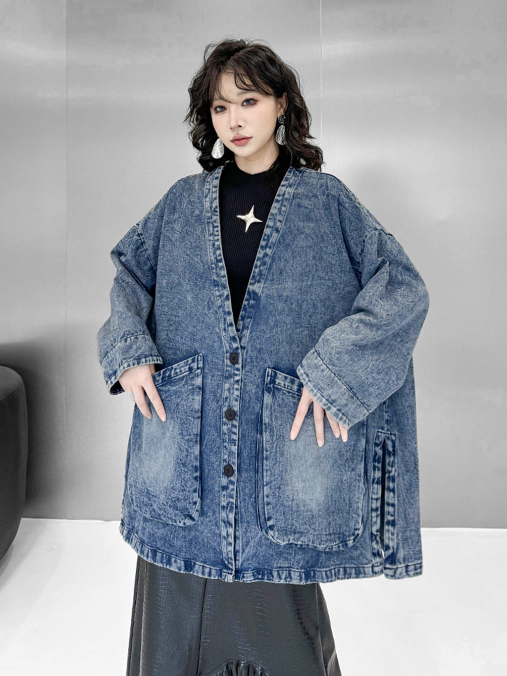 ヴィンテージルーズデニムジャケット