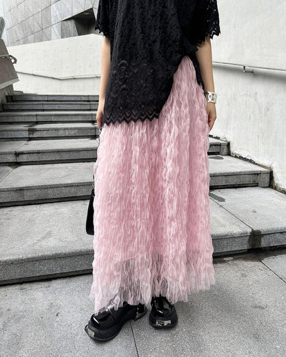 Scarf tie blouse and denim pants series 