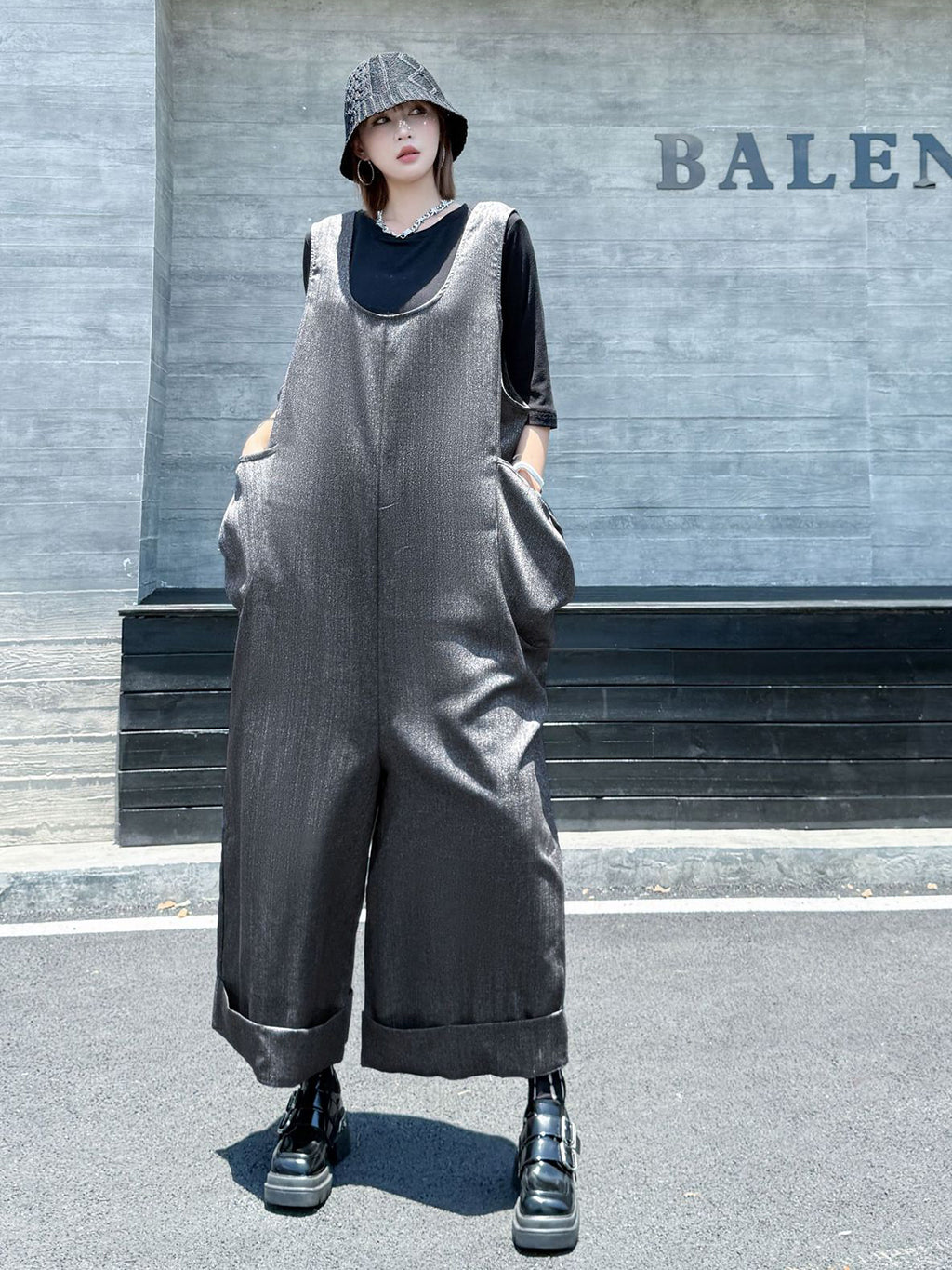 Structured Pocket Jumpsuit 