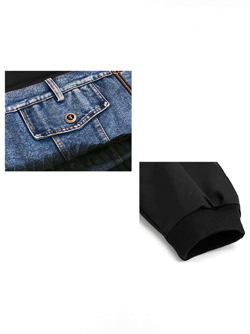 Mesh stitch top and skirt