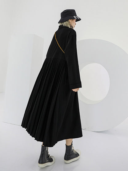 floating sleeve shirt dress