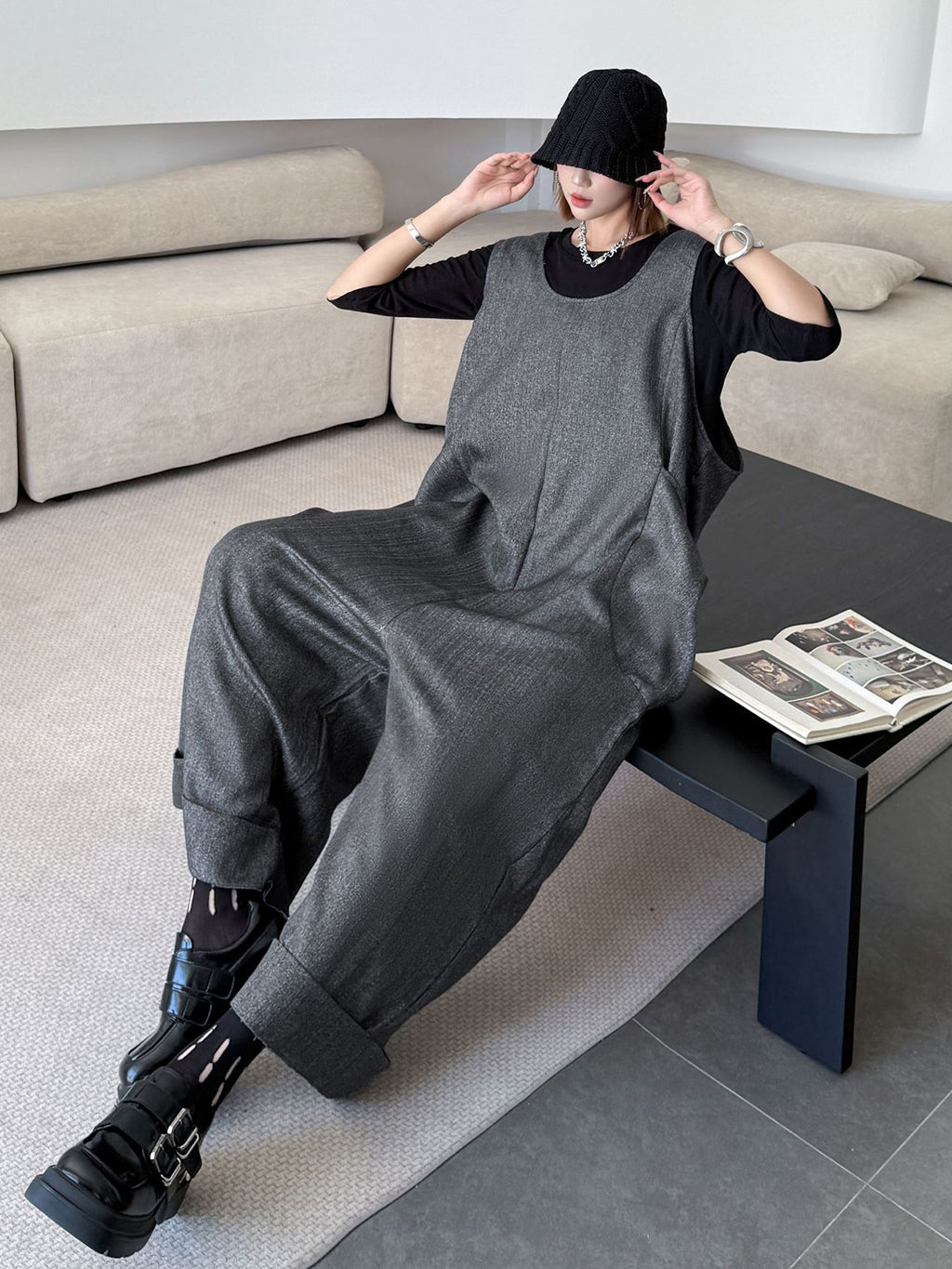 Structured Pocket Jumpsuit 