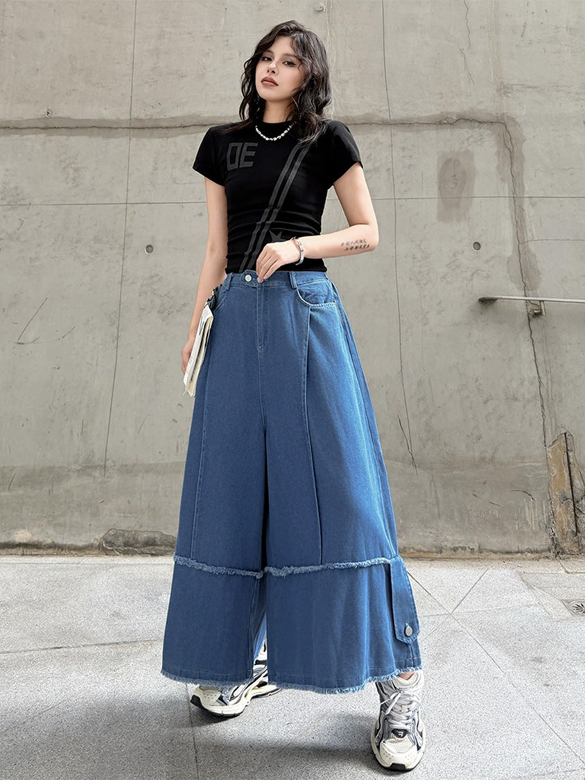 Mesh stitch top and skirt