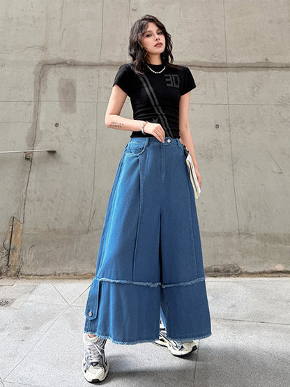 Mesh stitch top and skirt