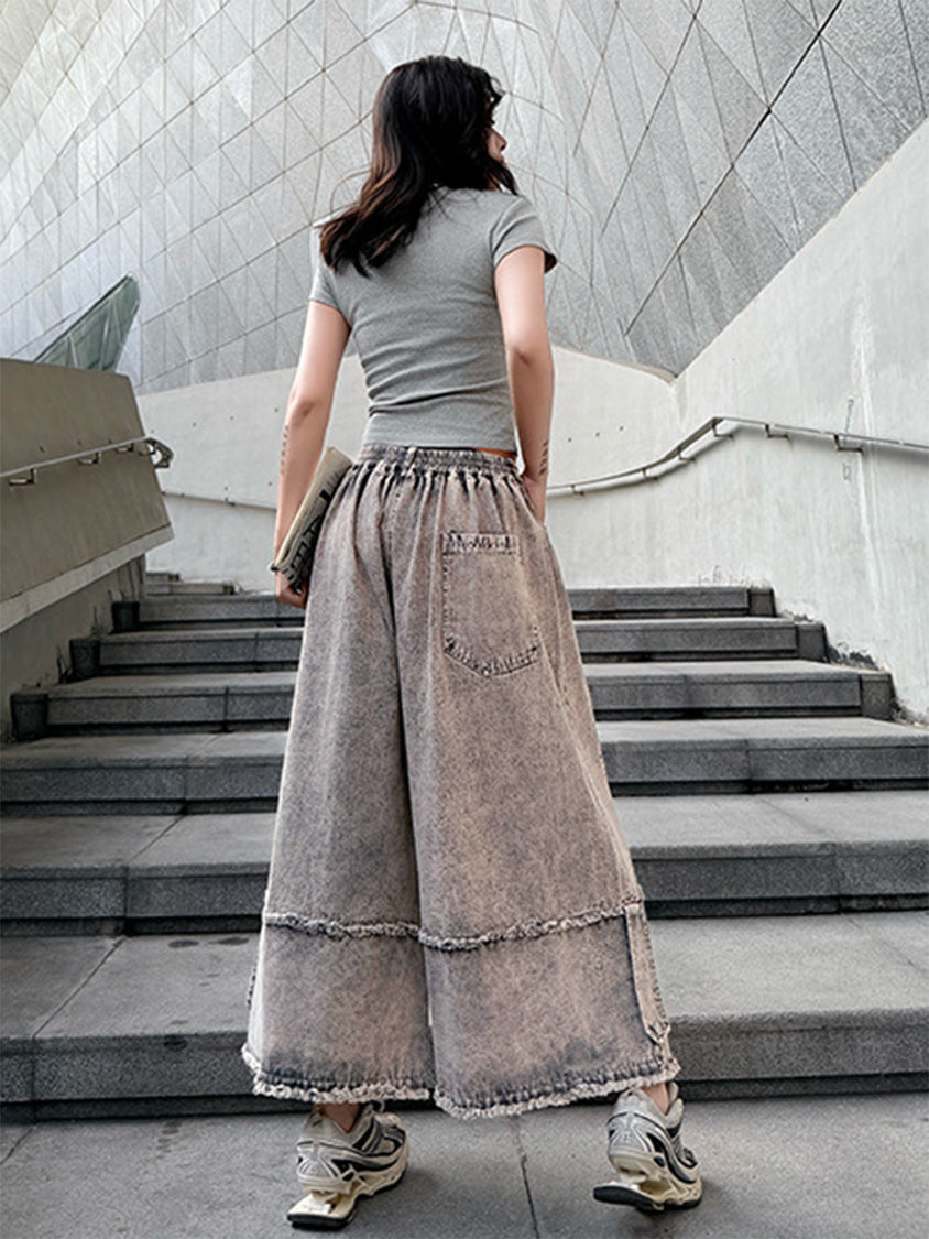 Mesh stitch top and skirt