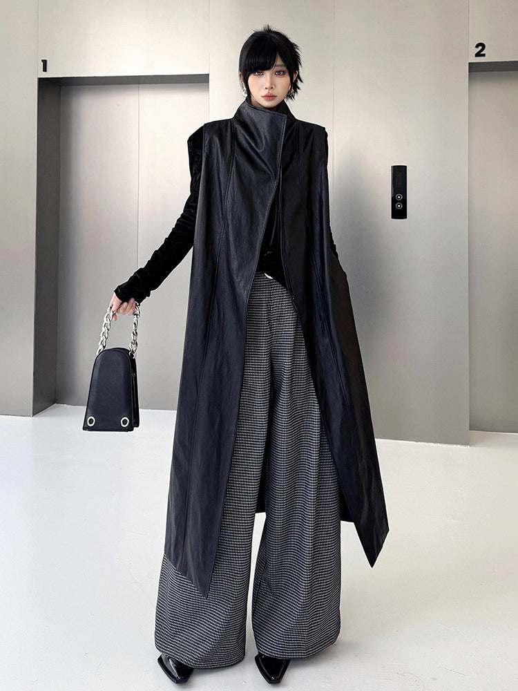 Scarf tie blouse and denim pants series 