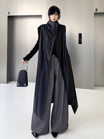 Scarf tie blouse and denim pants series 
