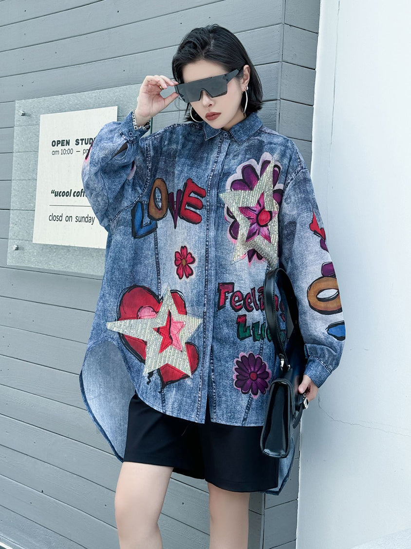 Feeling Lucky Flower Blouse
