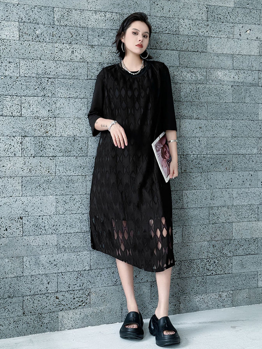 Diamond Mesh Dress