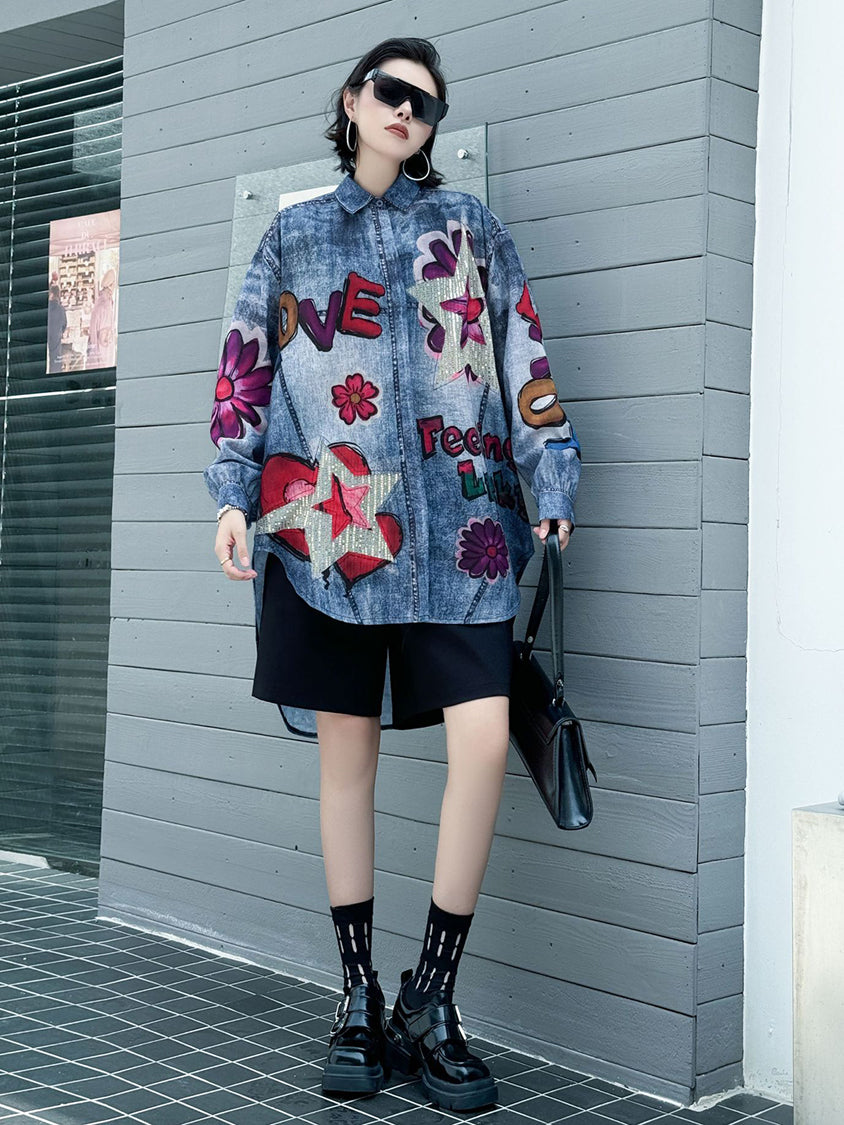 Feeling Lucky Flower Blouse