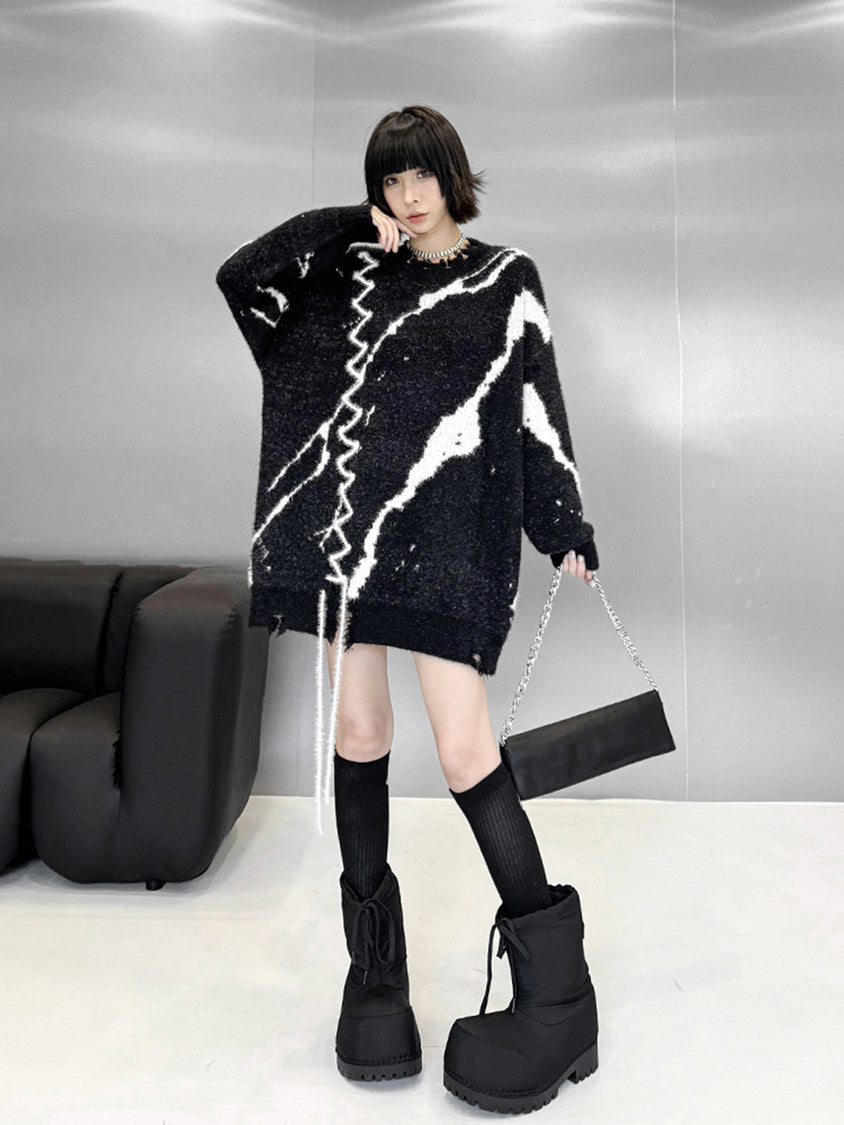 Lightning Lace Sweater
