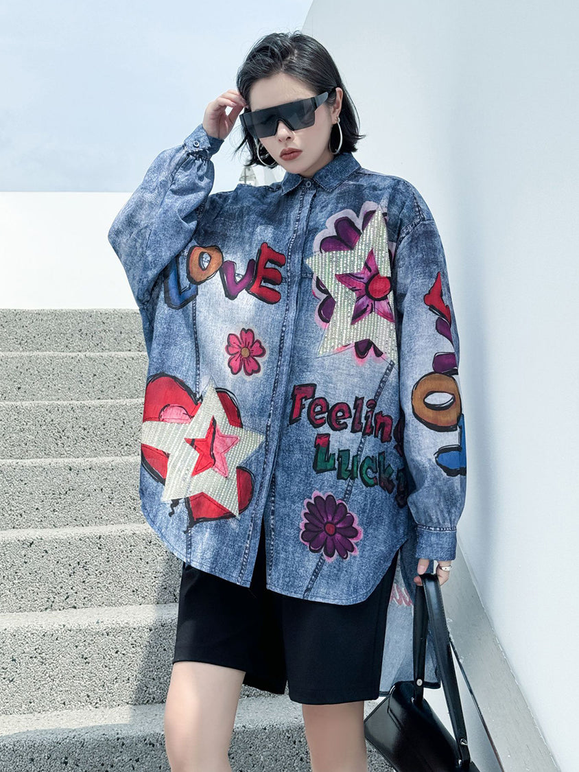 Feeling Lucky Flower Blouse