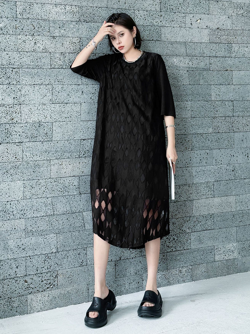 Diamond Mesh Dress