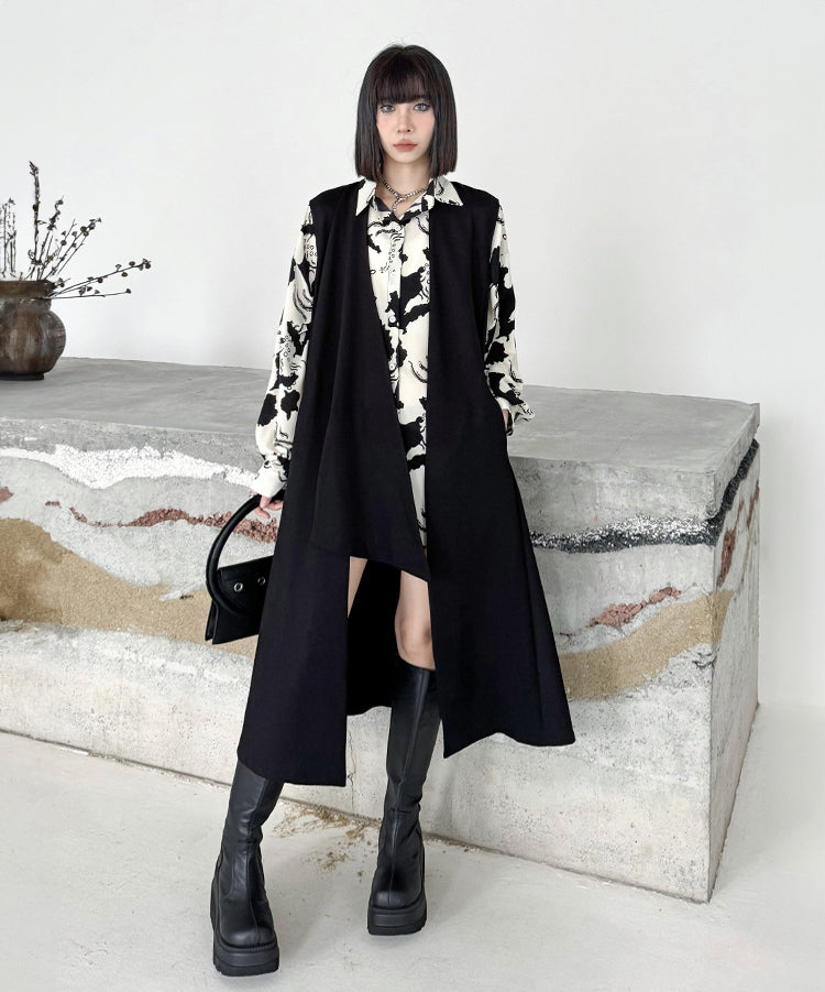 Irregular Long Vest