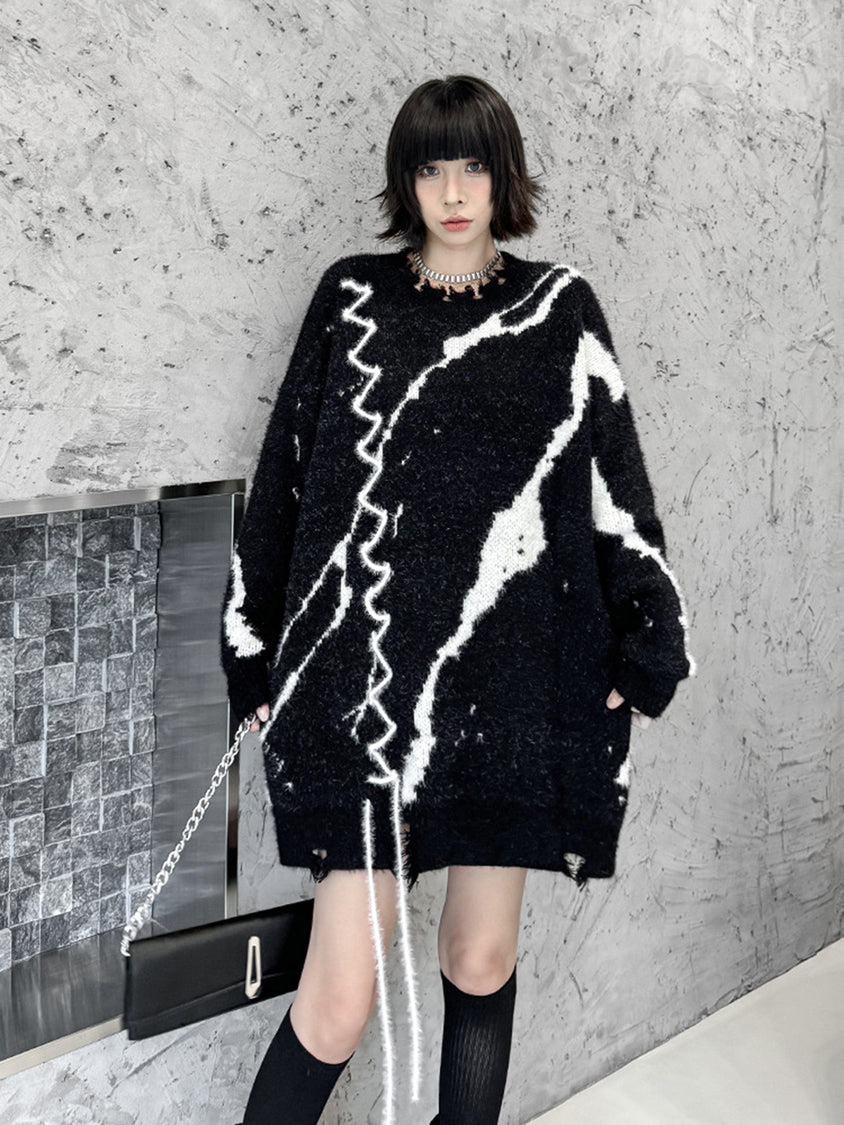 Lightning Lace Sweater