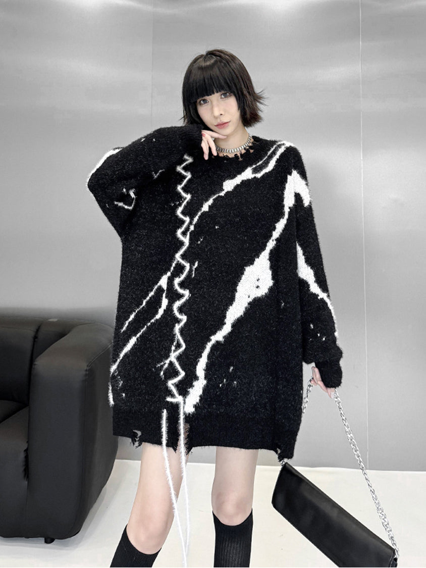 Lightning Lace Sweater