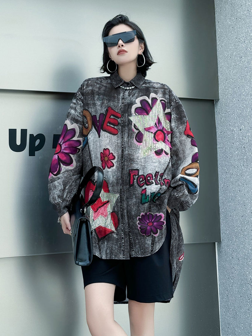 Feeling Lucky Flower Blouse