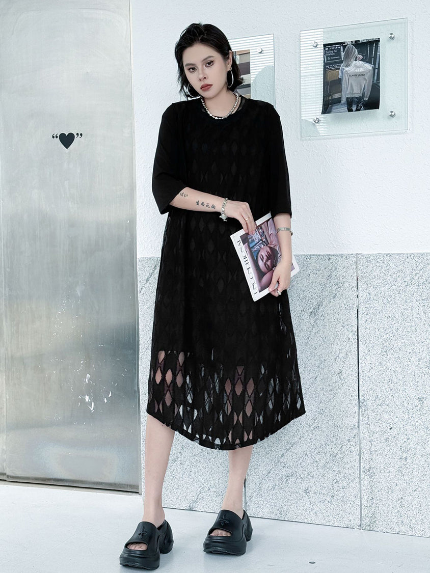 Diamond Mesh Dress