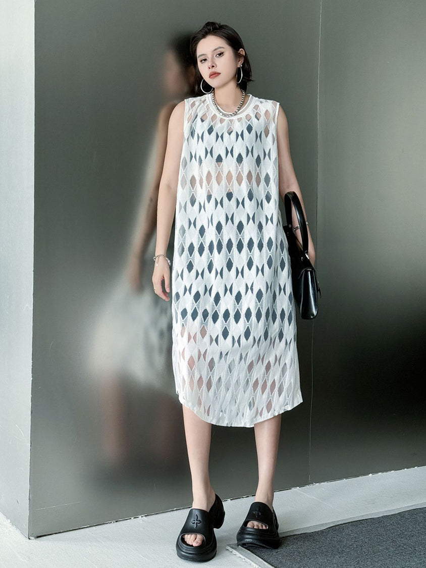 Diamond Mesh Dress