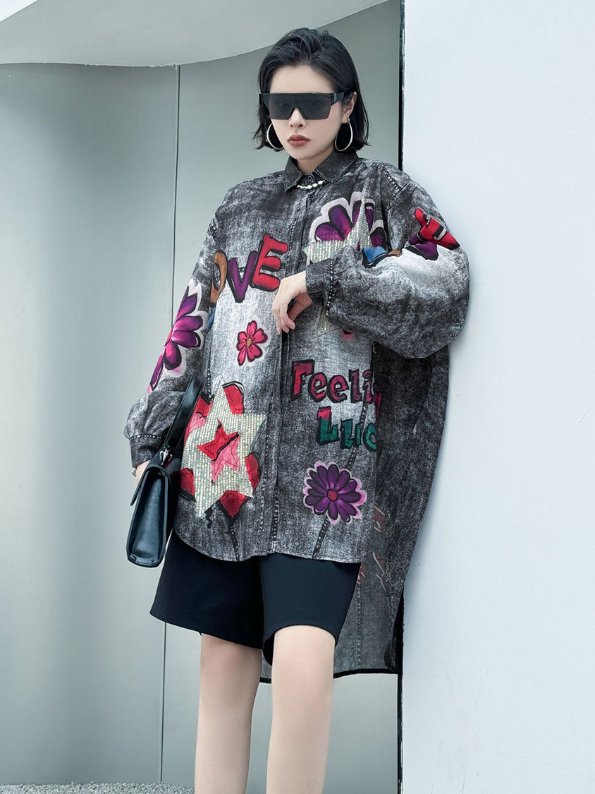 Feeling Lucky Flower Blouse