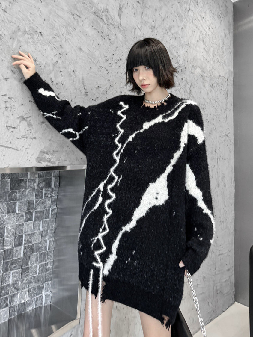 Lightning Lace Sweater