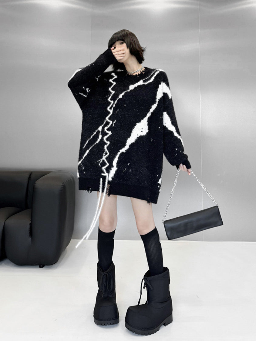 Lightning Lace Sweater