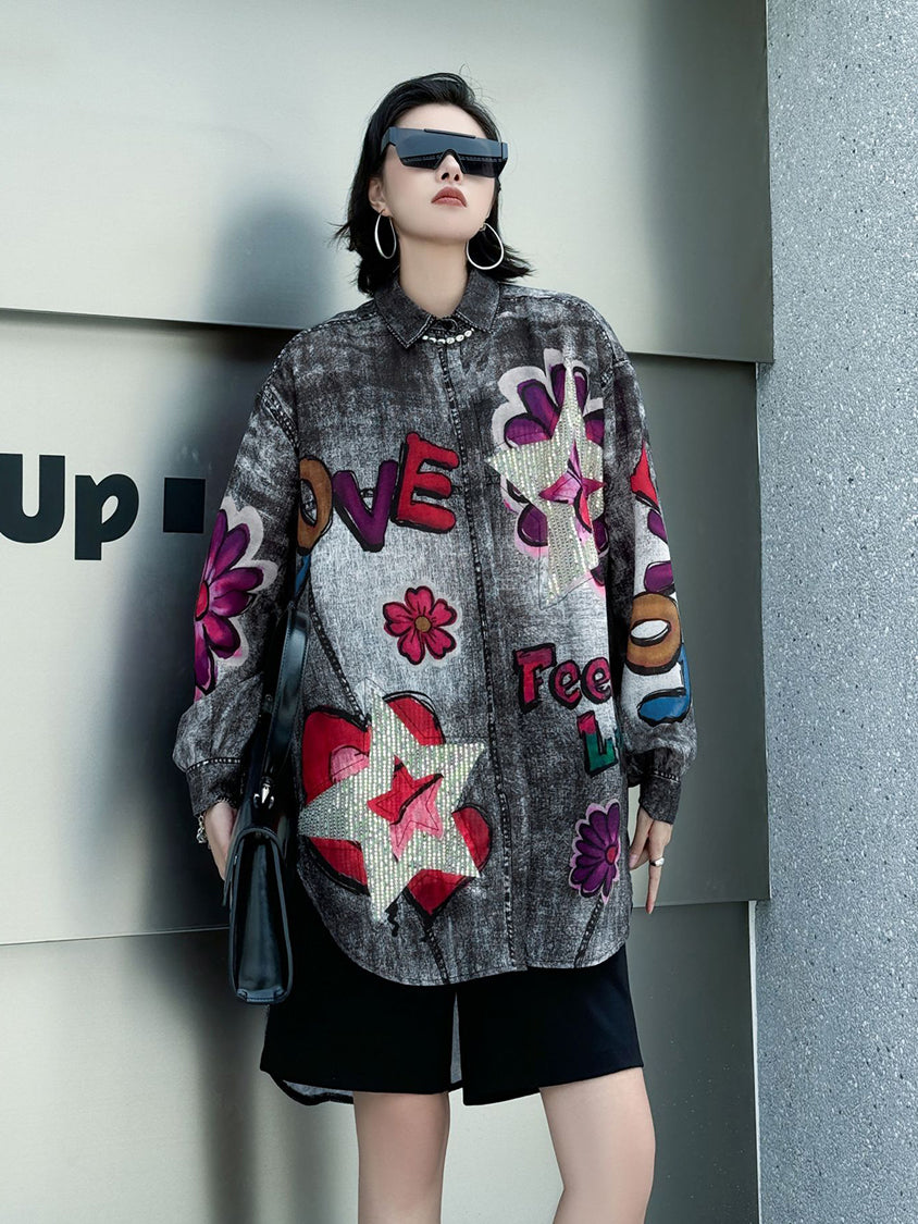 Feeling Lucky Flower Blouse