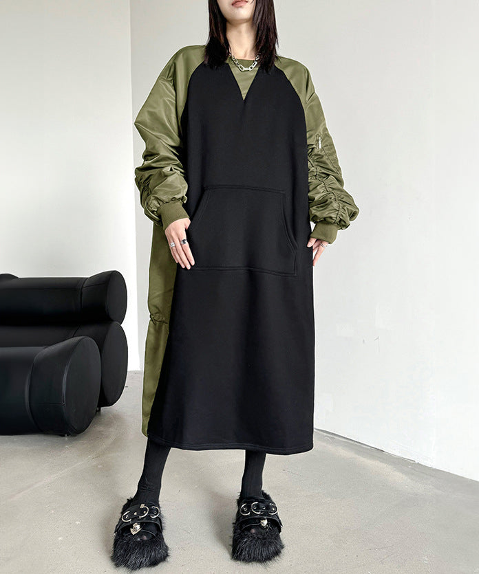 gathered sleeve dress