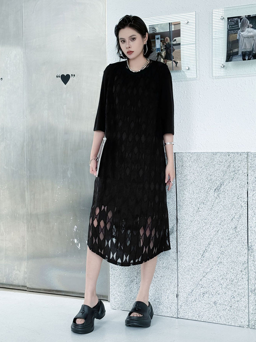 Diamond Mesh Dress