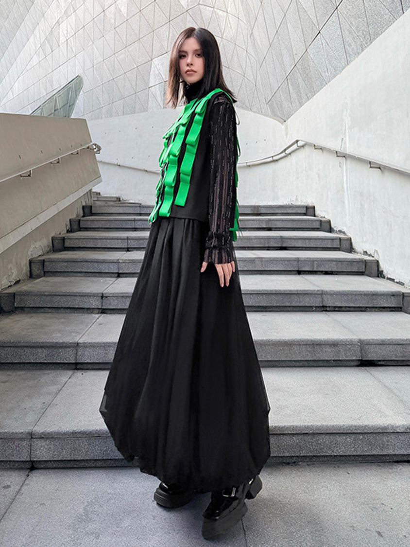 グリーンストラップベスト＆メッシュスカートシリーズ