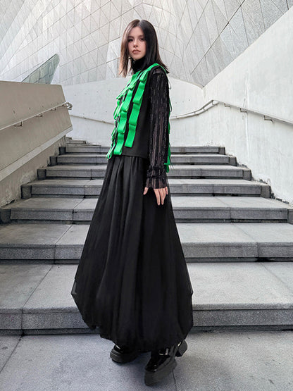 グリーンストラップベスト＆メッシュスカートシリーズ