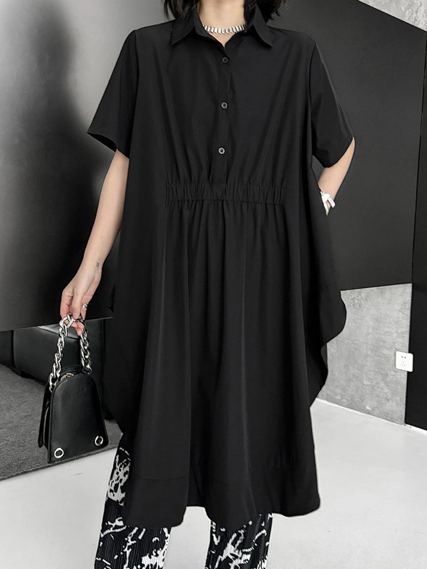 Balloon cut long blouse