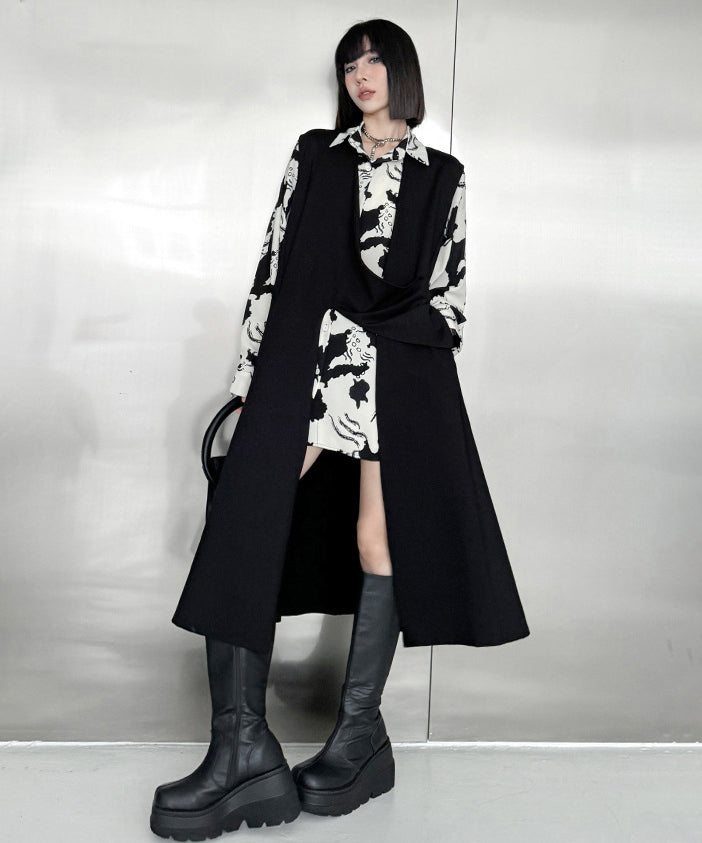 Irregular Long Vest
