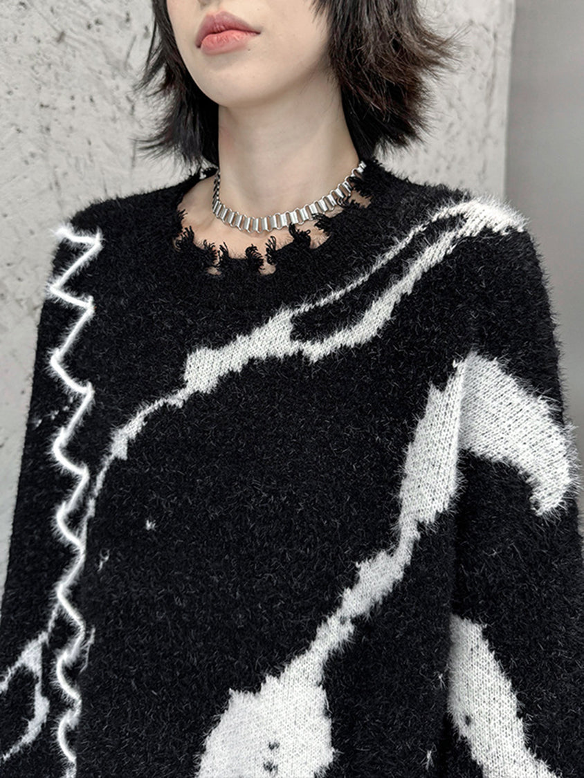 Lightning Lace Sweater