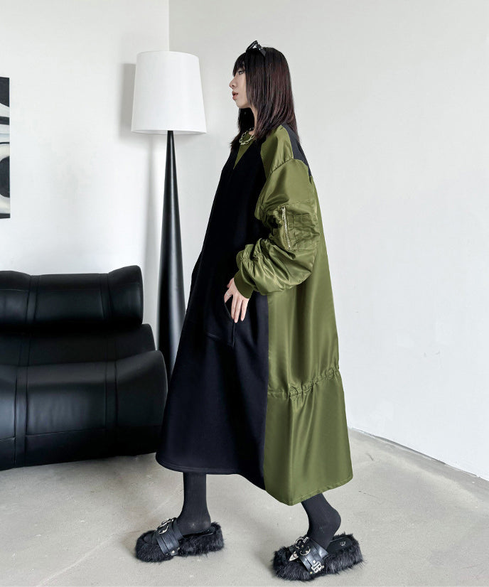 gathered sleeve dress