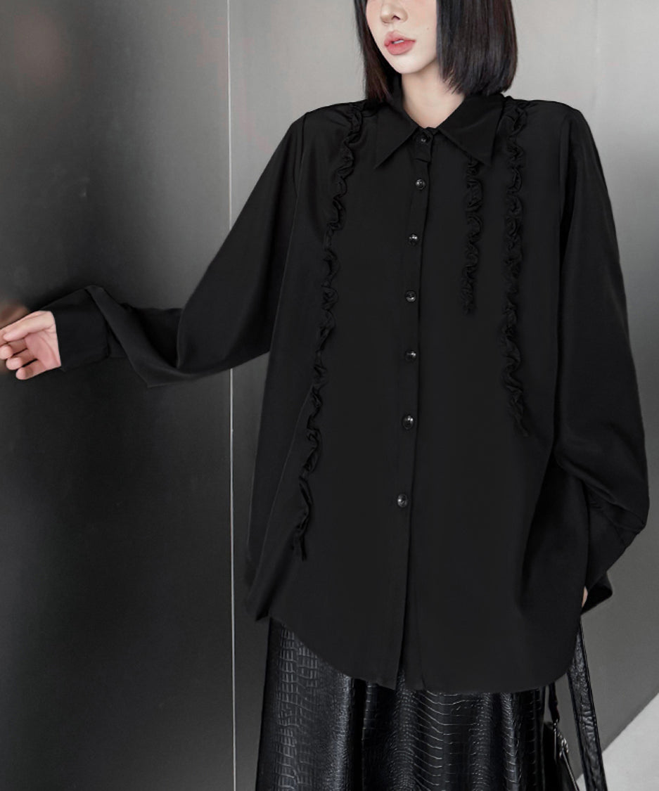 Frill line blouse