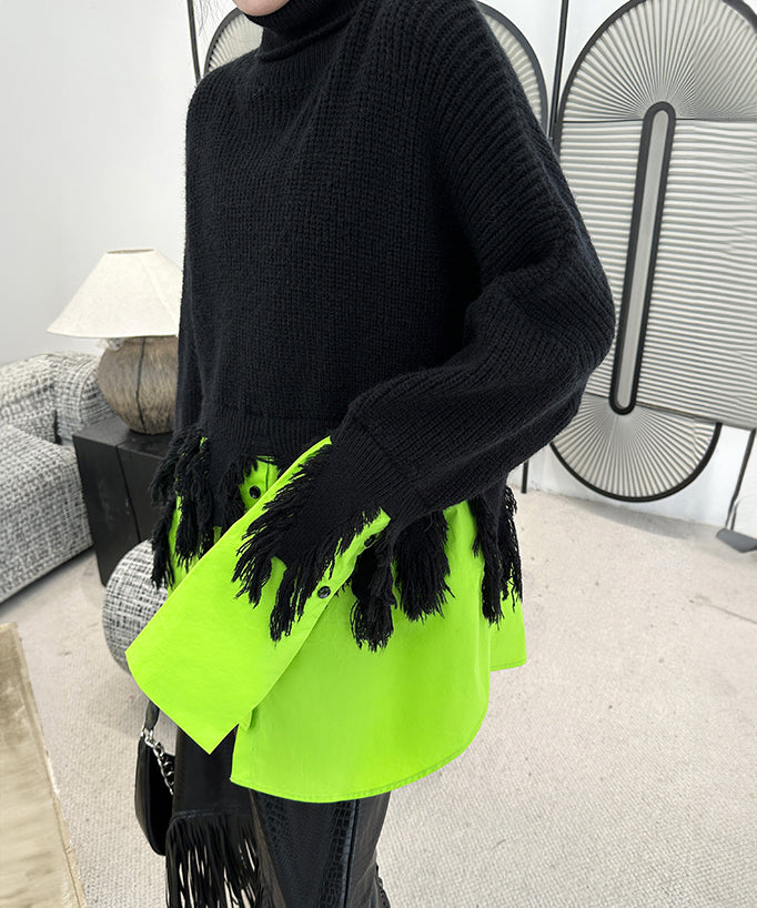 Combination knit