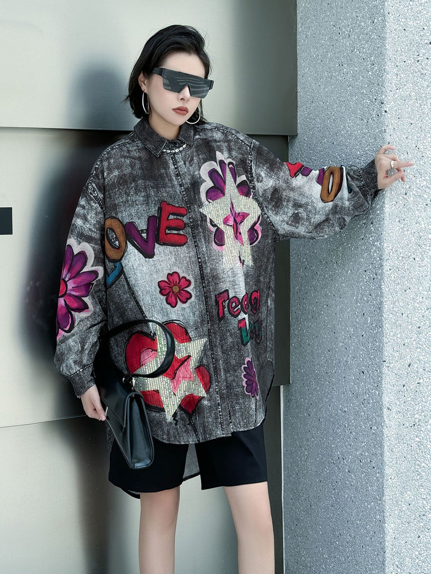 Feeling Lucky Flower Blouse