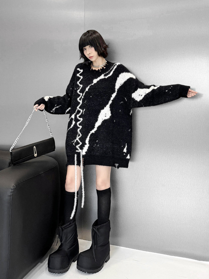 Lightning Lace Sweater