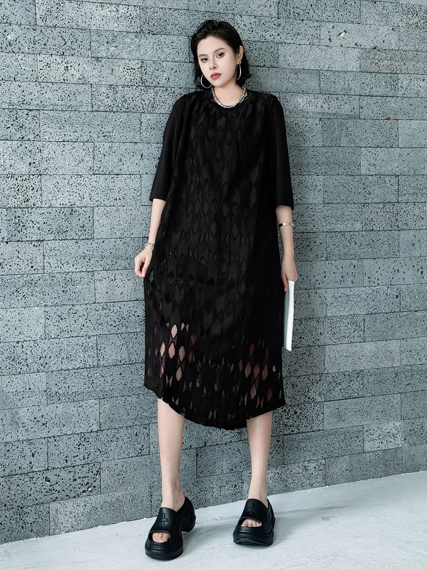 Diamond Mesh Dress
